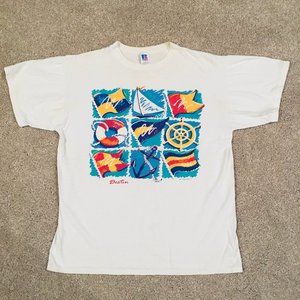 Vintage 90s nautical tshirt - Florida